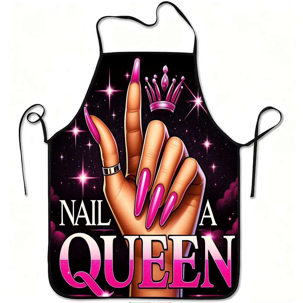 Nail Art Queen - Фартук для кухни с принтом Nail