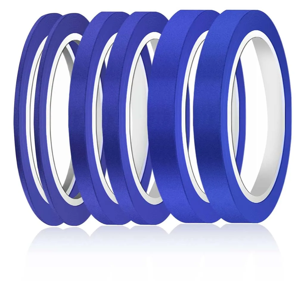 Striping Tape Nail - 3 рулона синей ленты подходят для