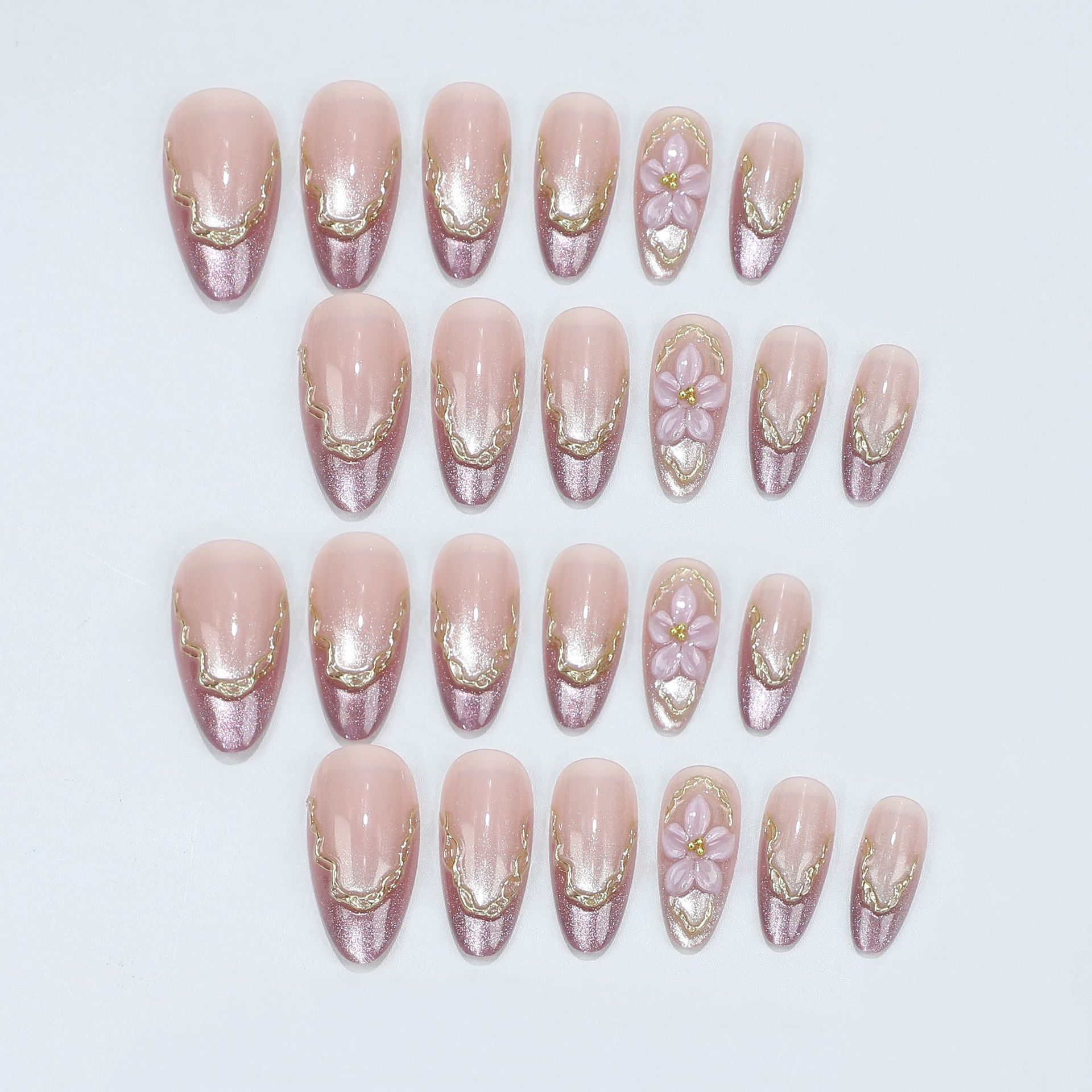 3D-цветы, искусственные ногти  – обзор и цена Nail Art Cat Eye