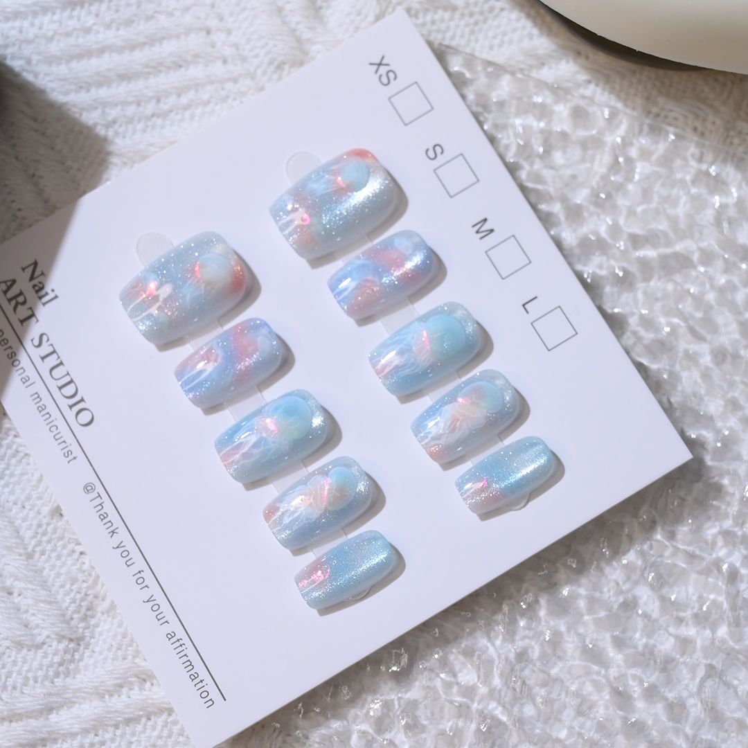 10 шт., для женщин и девочек,  – обзор и цена Nail Art Cat Eye