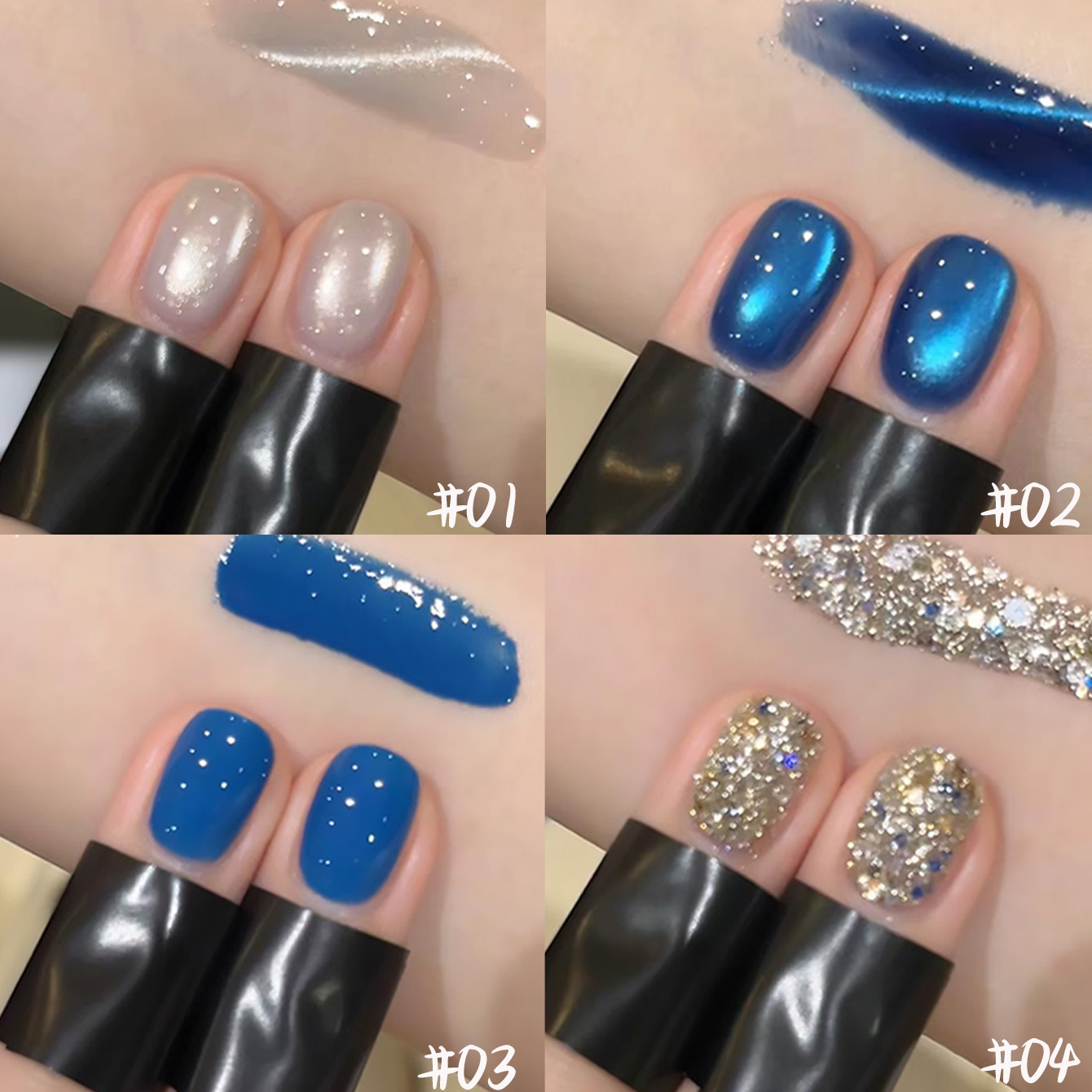 1 шт. PSK Летний популярный ге – обзор и цена Nail Art Ice Blue