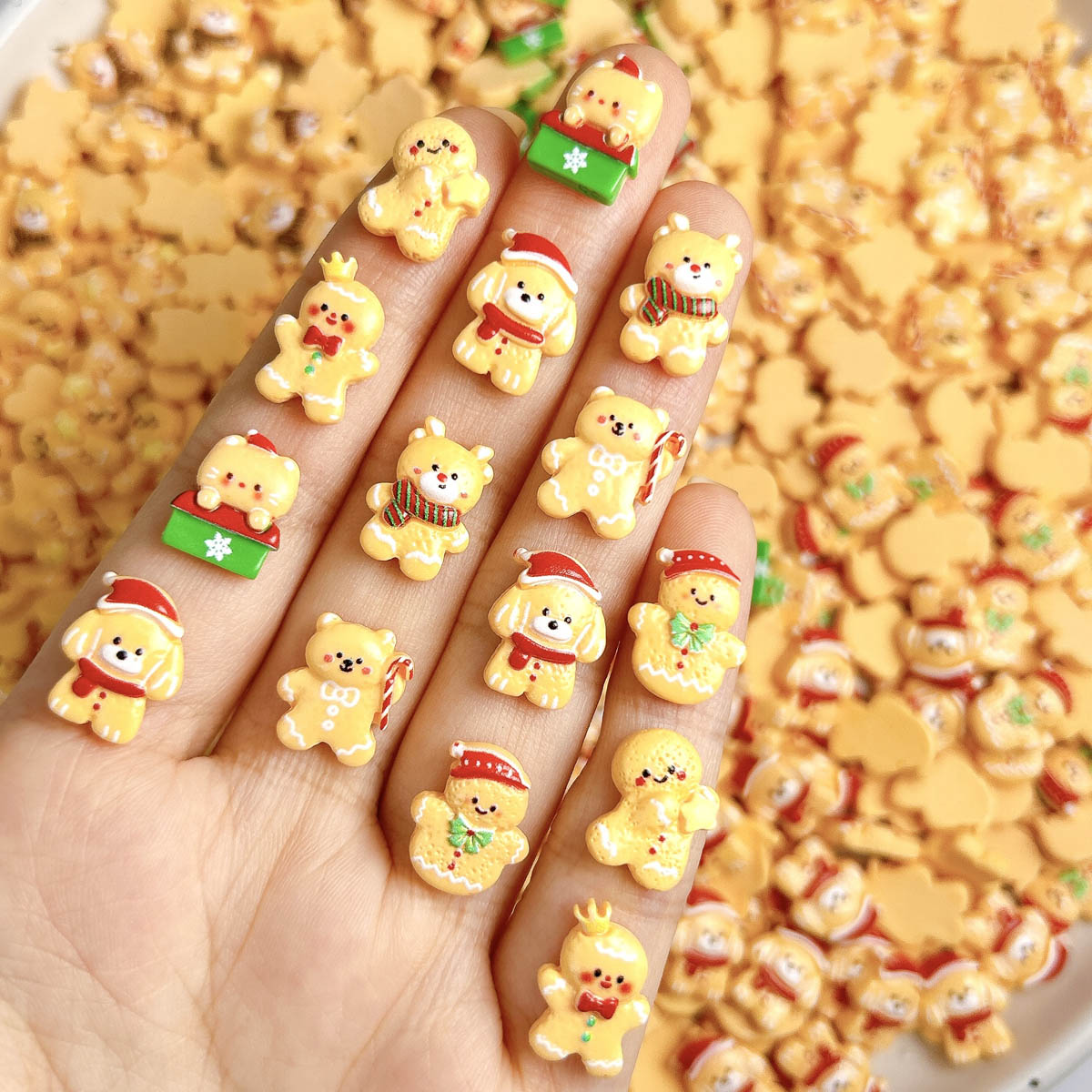 20 шт. кавайный рождественский – обзор и цена Nail Art For Men