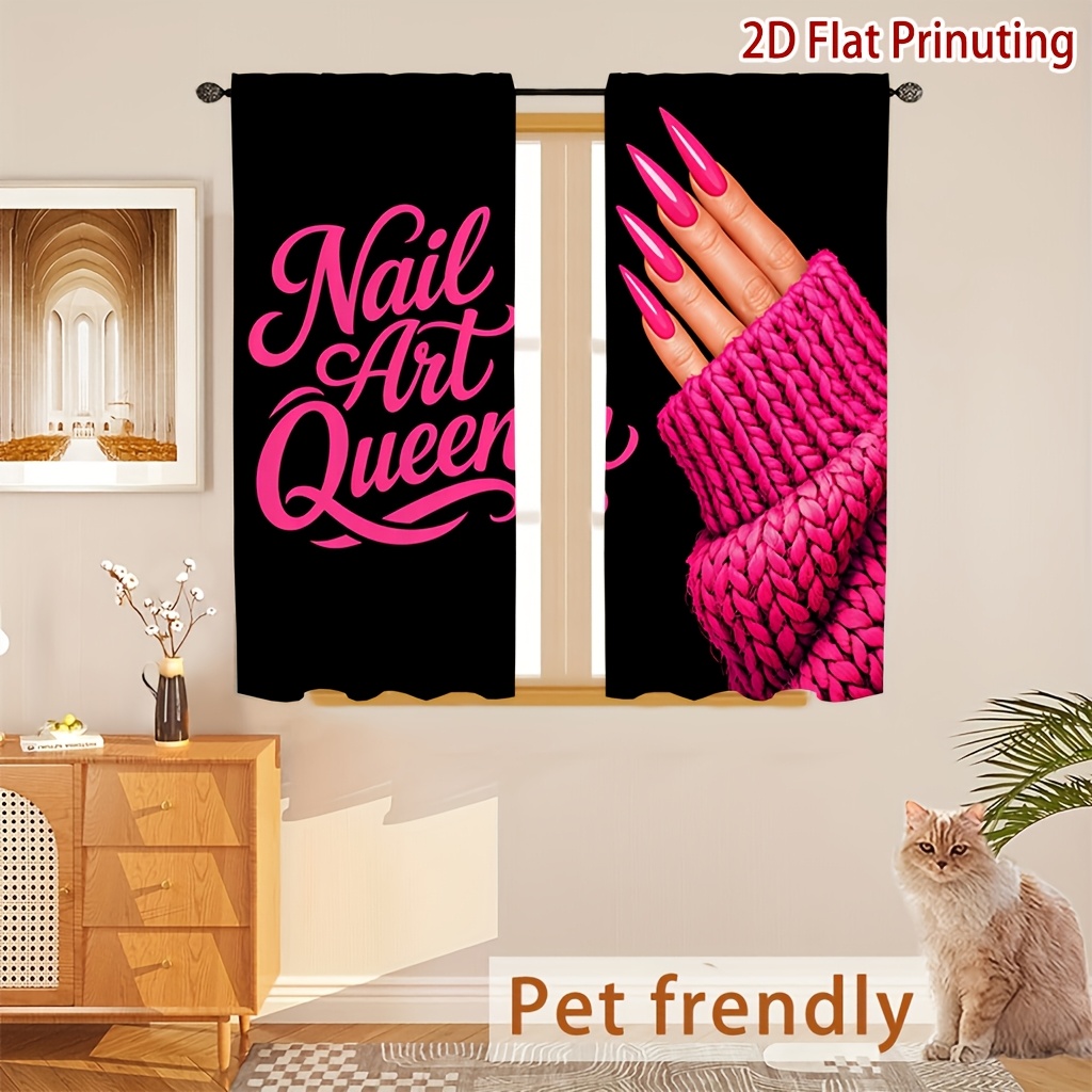 Шторы для маникюрного салона с – обзор и цена Nail Art Queen